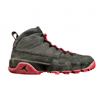 Air Jordan 9 Retro Boot Pe Sort Rød Sko Herre