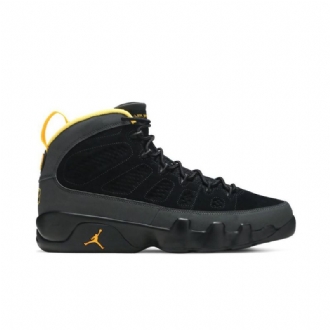 Air Jordan 9 Retro ‘dark Charcoal University Guld’ Sort Grå Guld Sko Herre