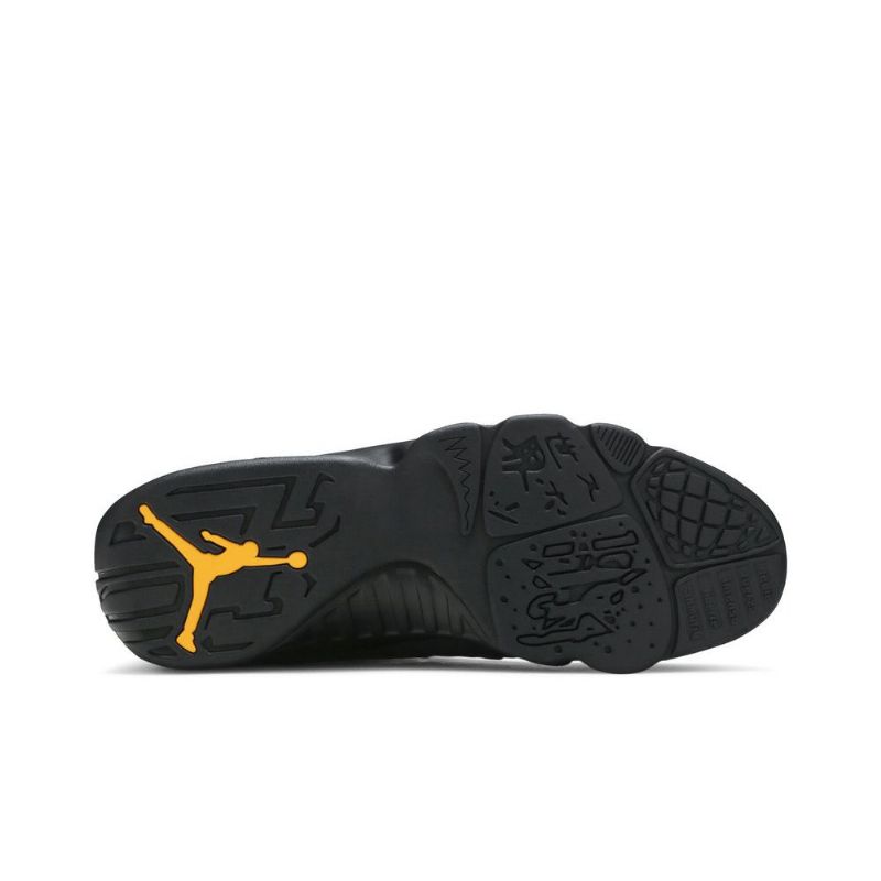 Air Jordan 9 Retro ‘dark Charcoal University Guld’ Sort Grå Guld Sko Herre