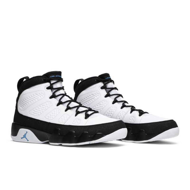 Air Jordan 9 Retro Hvid Sort Blå Sko Herre