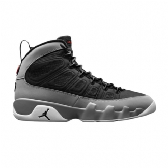 Air Jordan 9 Retro Sort Grå Hvid Rød Sko Herre