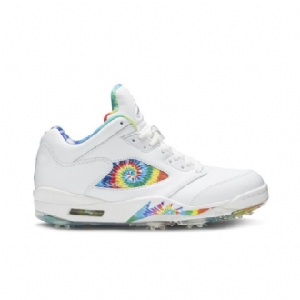 Air Jordan 5 Low Golf Hvid Flerfarvede Sko Herre