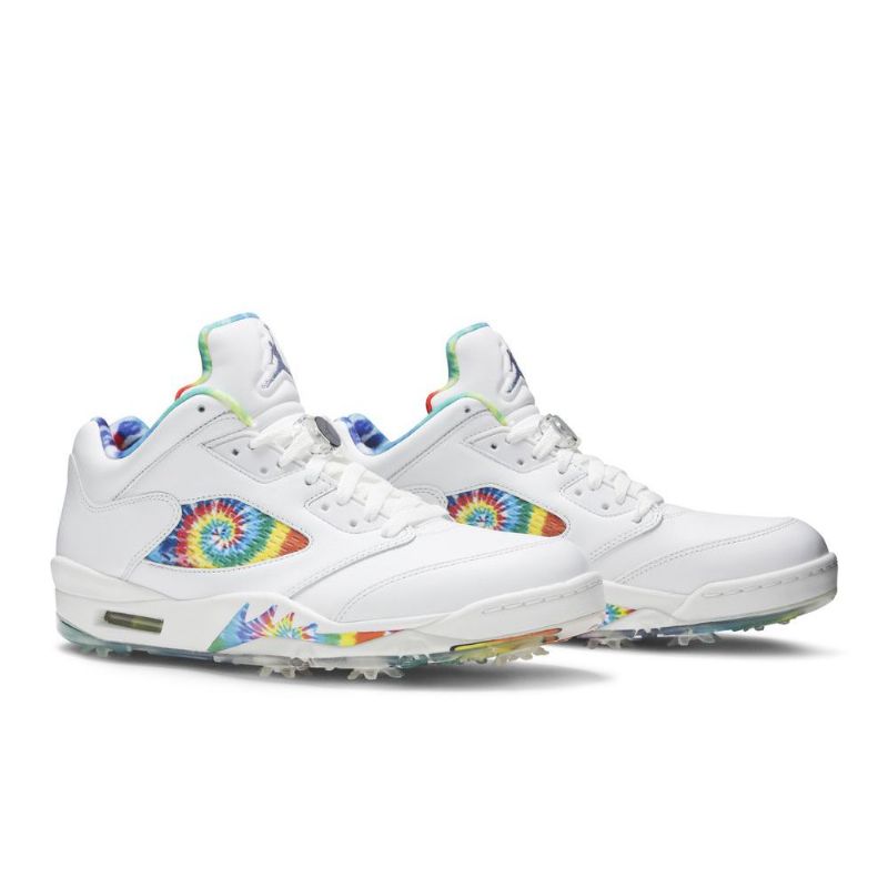 Air Jordan 5 Low Golf Hvid Flerfarvede Sko Herre