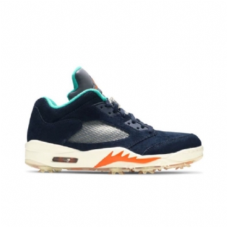 Air Jordan 5 Low Golf Nrg Marineblå Sølv Blå Sko Herre