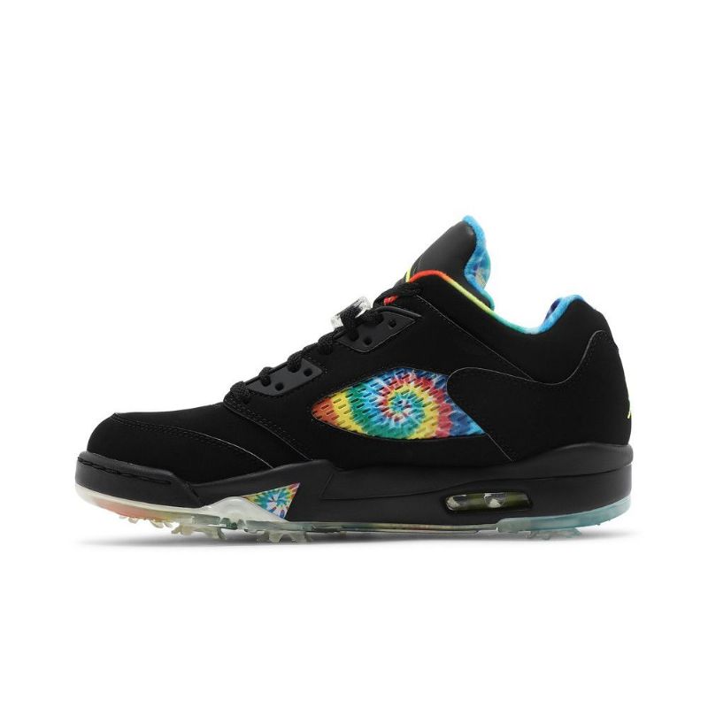 Air Jordan 5 Low Golf Sort Flerfarvede Sko Herre