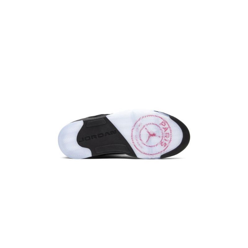 Air Jordan 5 Paris Saint-germain Retro Sort Rød Hvid Sko Herre