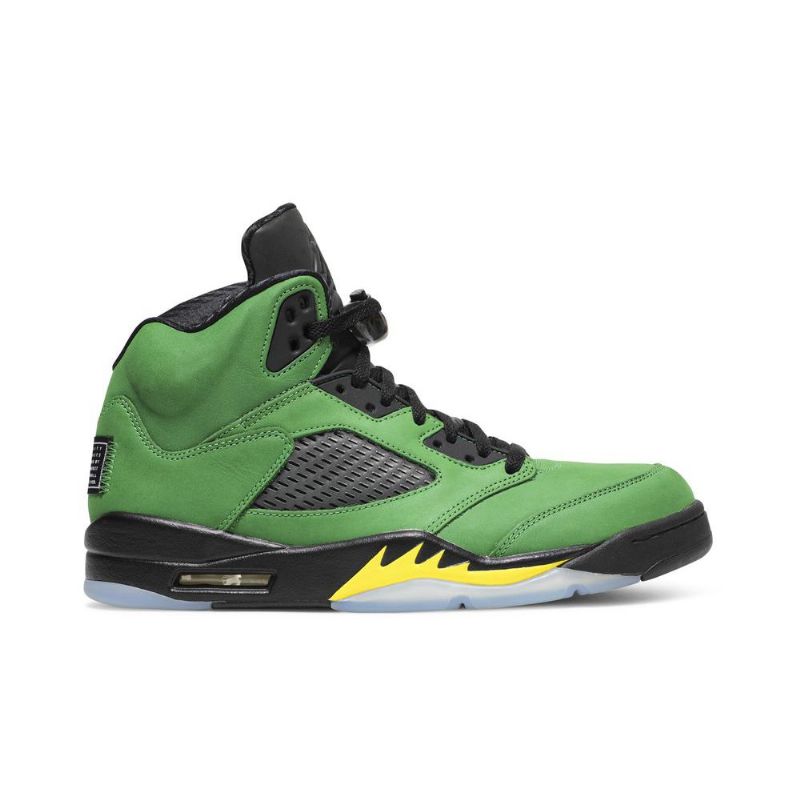 Air Jordan 5 Retro Se Grøn Sort Sko Herre