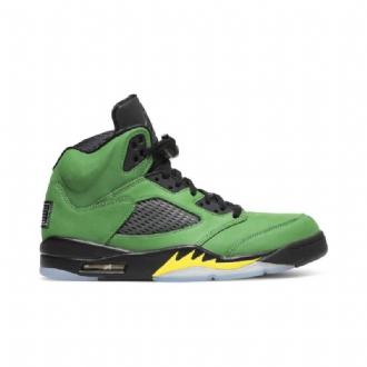 Air Jordan 5 Retro Se Grøn Sort Sko Herre