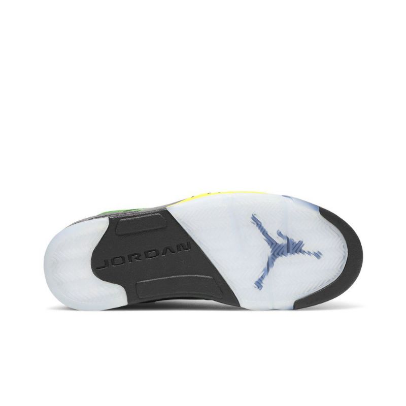 Air Jordan 5 Retro Se Grøn Sort Sko Herre