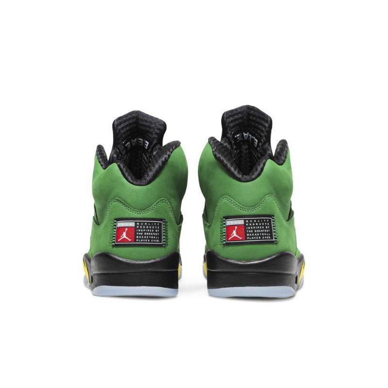 Air Jordan 5 Retro Se Grøn Sort Sko Herre