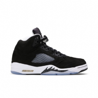 Air Jordan 5 Retro Sort Grå Hvid Sko Herre