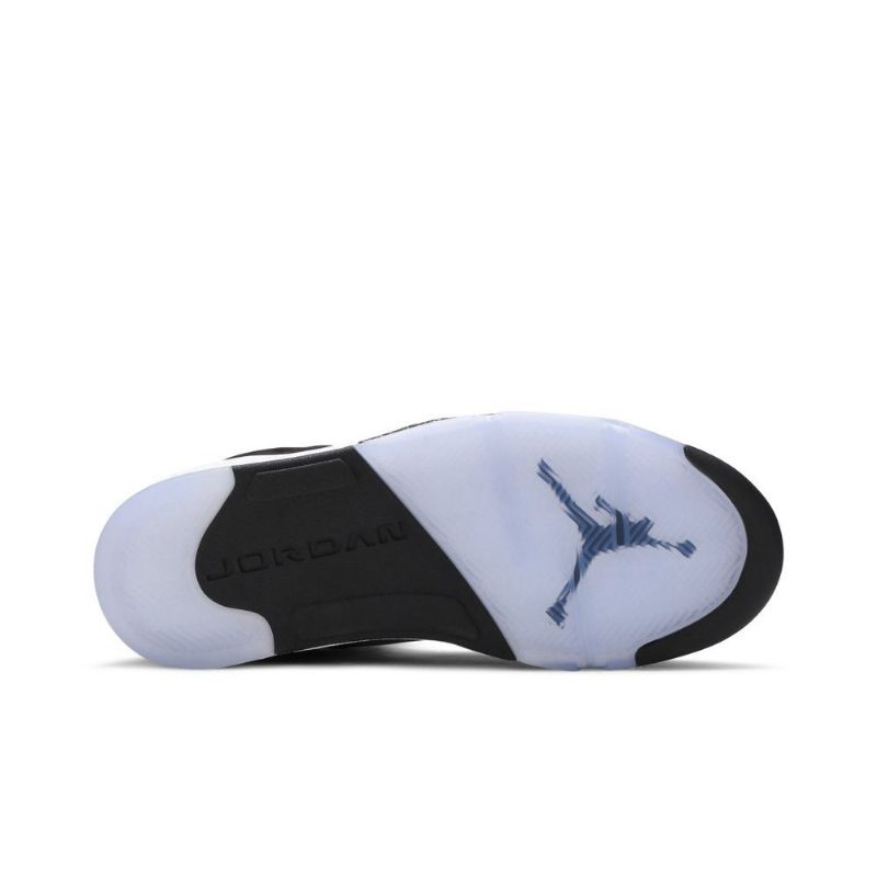 Air Jordan 5 Retro Sort Grå Hvid Sko Herre