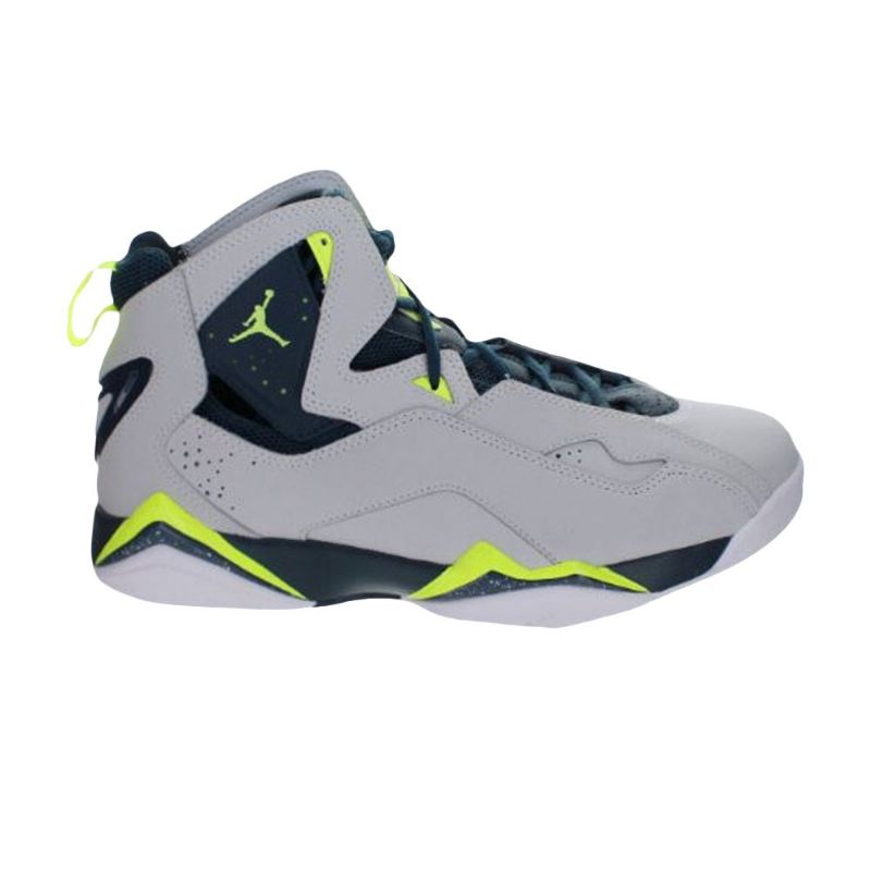 Air Jordan True Flight Grå Grøn Marineblå Sko Herre