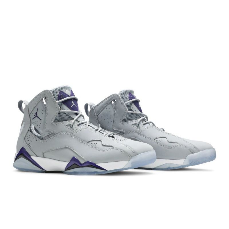 Air Jordan True Flight Grå Lilla Hvid Sko Herre