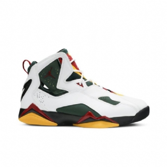 Air Jordan True Flight Hvid Rød Grøn Gul Sko Herre