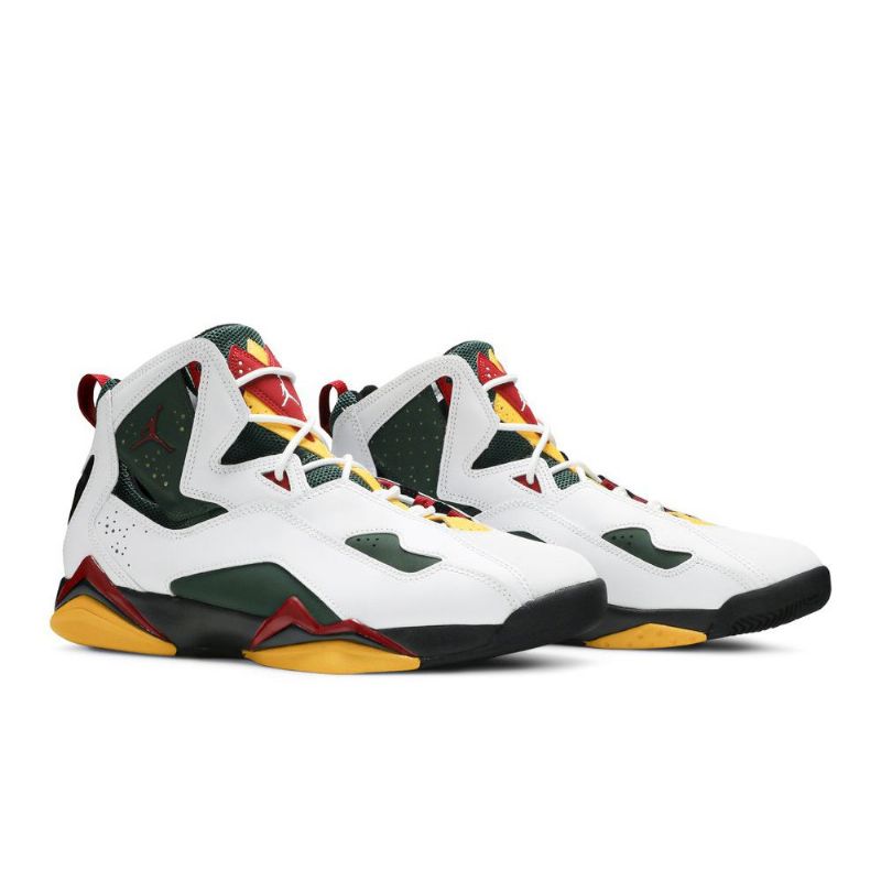 Air Jordan True Flight Hvid Rød Grøn Gul Sko Herre
