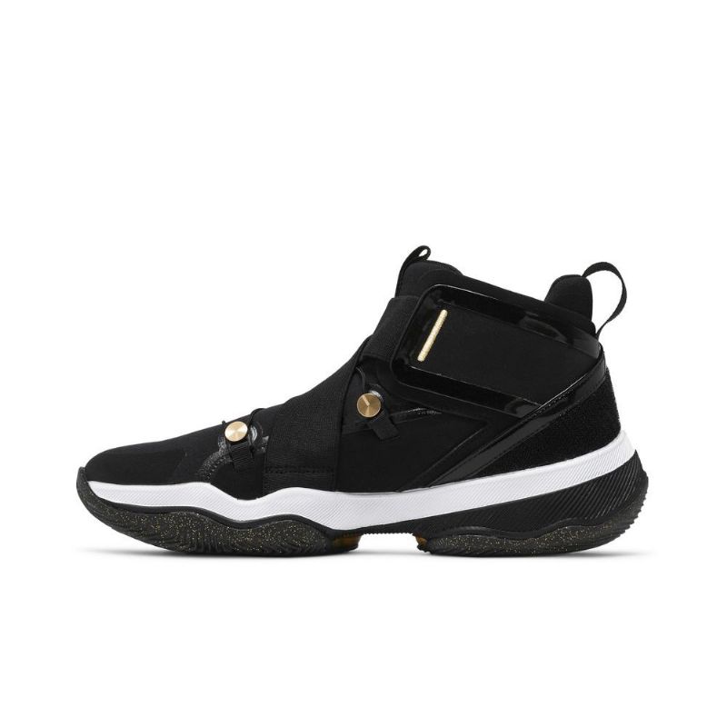Air Jordan 23 Ajnt 23 Sort Hvid Guld Sko Herre