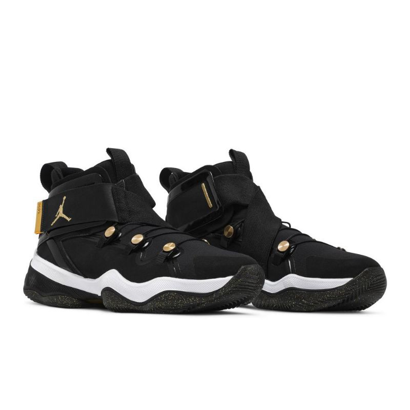 Air Jordan 23 Ajnt 23 Sort Hvid Guld Sko Herre