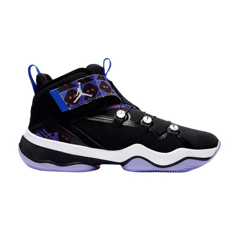 Air Jordan 23 Ajnt 23 Sort Lilla Blå Hvid Sko Herre