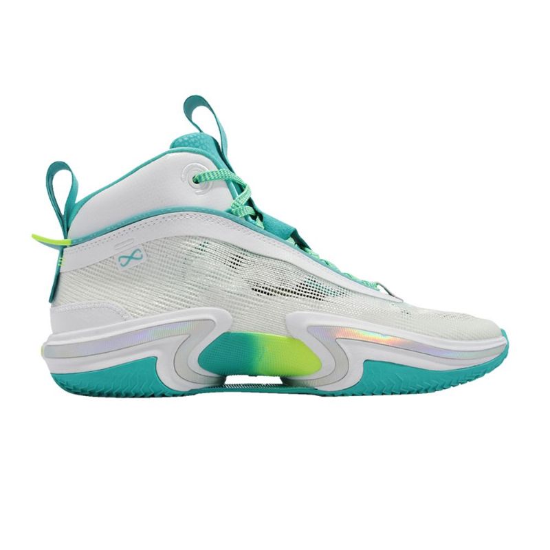 Air Jordan 36 Guo Ailun Pf Hvid Blå Grøn Sko Herre