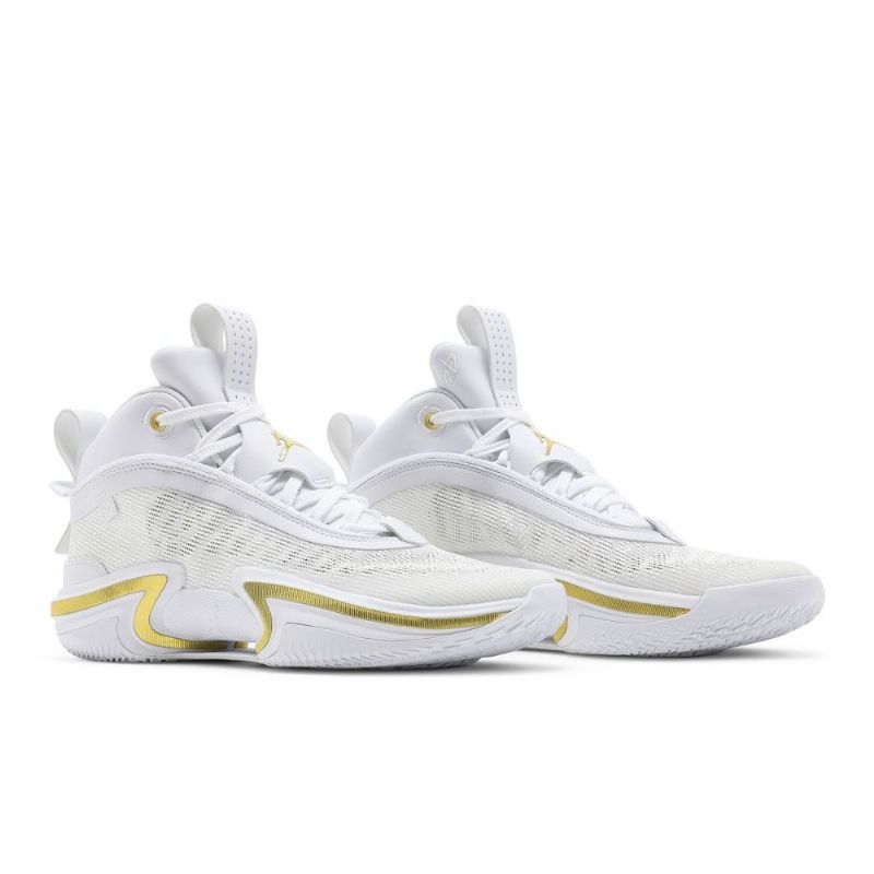 Air Jordan 36 Hvid Guld Sko Herre