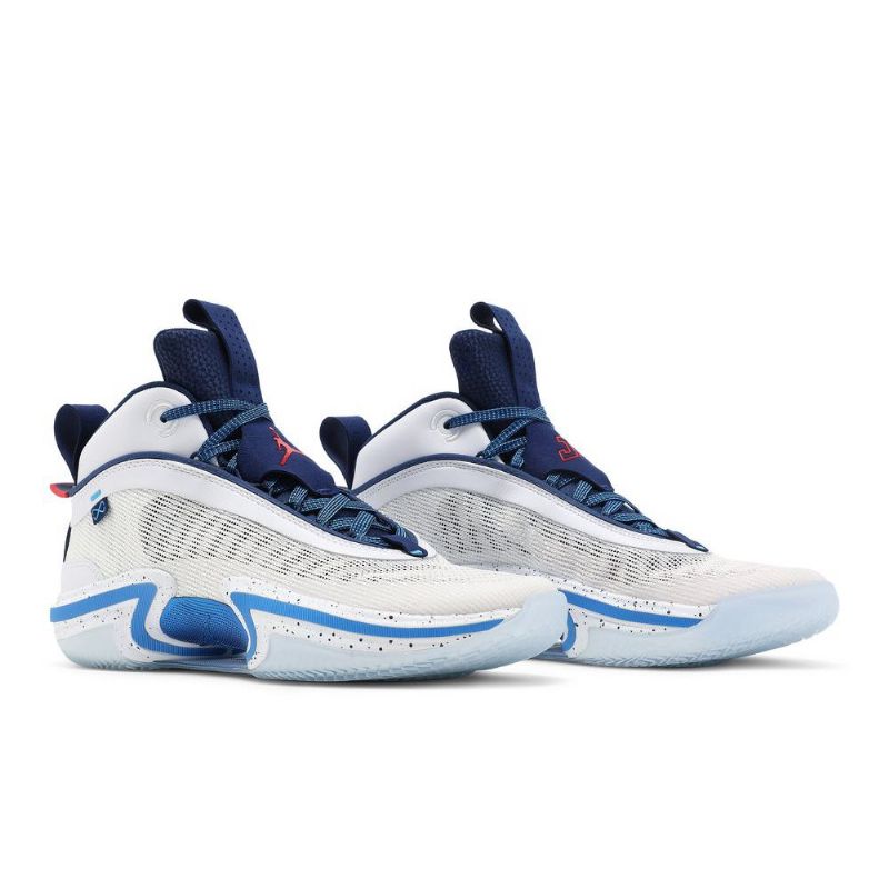 Air Jordan 36 Jayson Tatum Se Hvid Blå Rød Sko Herre
