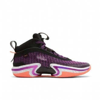 Air Jordan 36 Pf Sort Lilla Lyserød Sko Herre