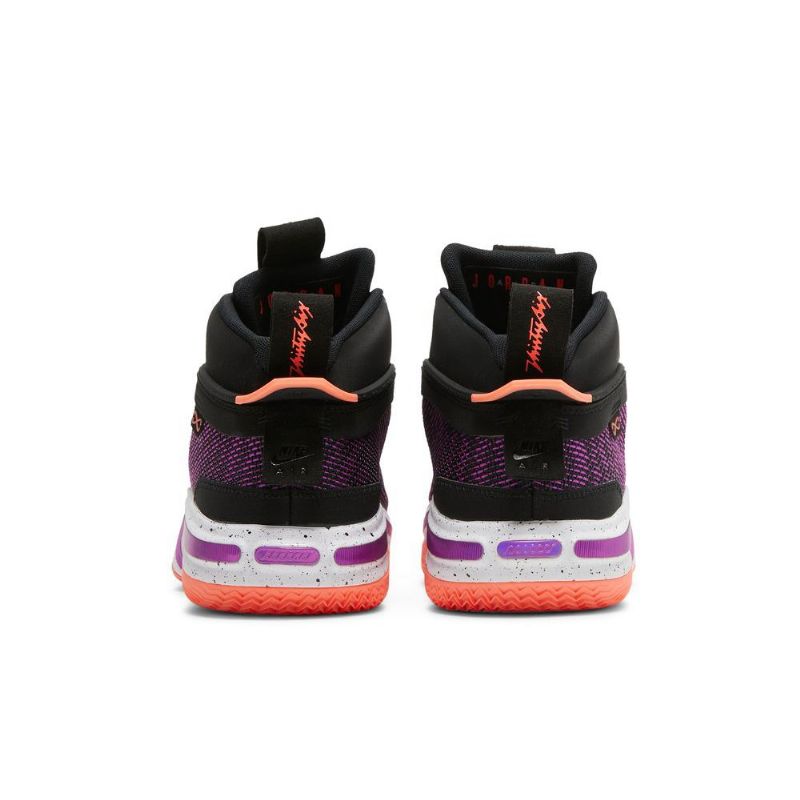 Air Jordan 36 Pf Sort Lilla Lyserød Sko Herre