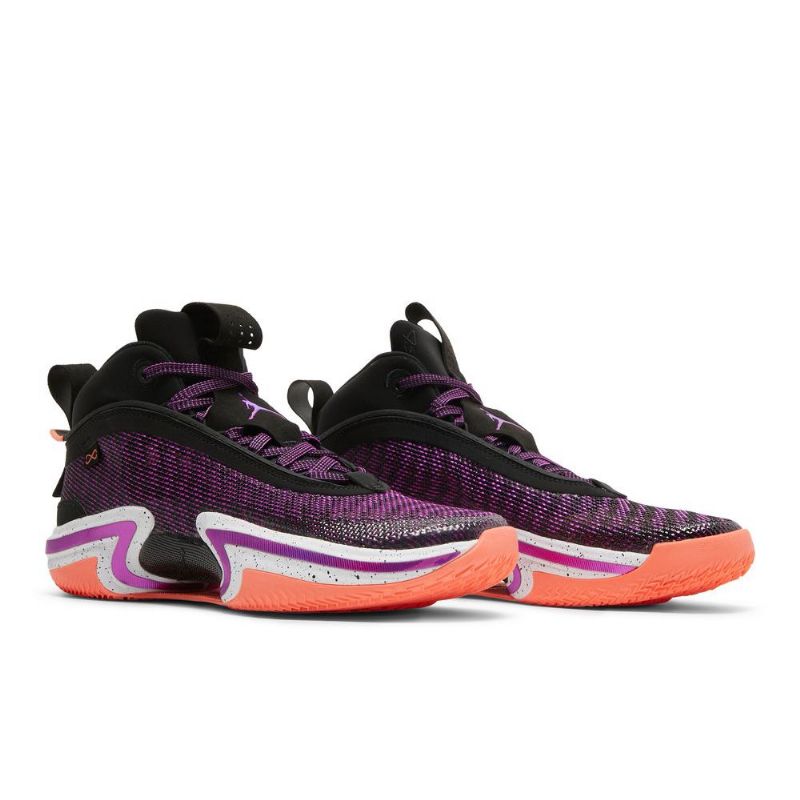 Air Jordan 36 Pf Sort Lilla Lyserød Sko Herre