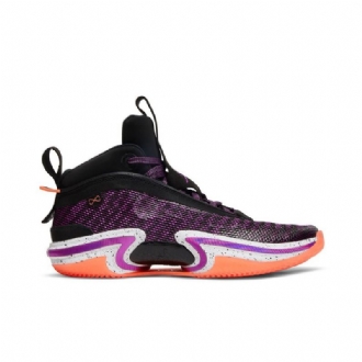Air Jordan 36 Sort Lilla Hvid Lyserød Sko Herre