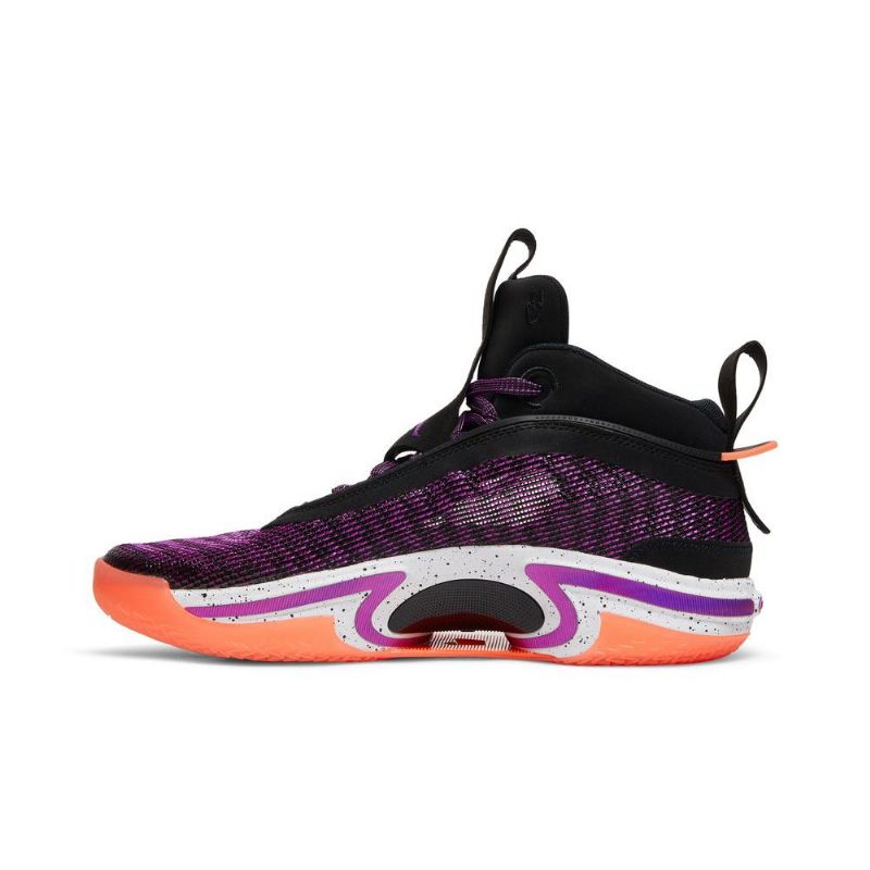 Air Jordan 36 Sort Lilla Hvid Lyserød Sko Herre