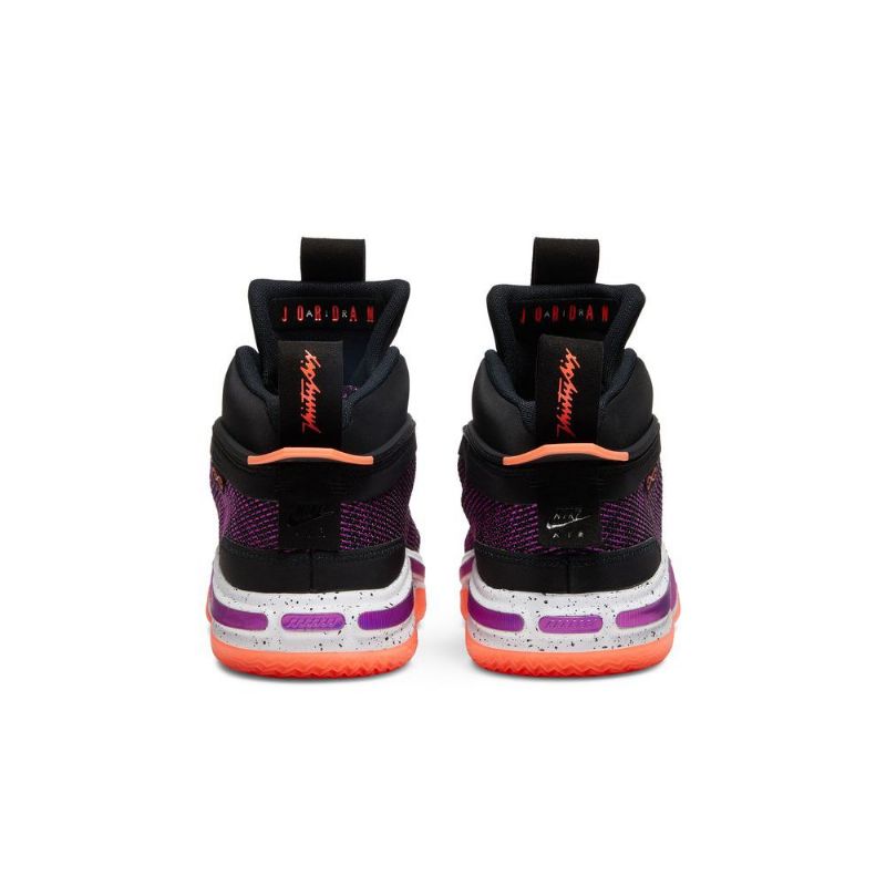 Air Jordan 36 Sort Lilla Hvid Lyserød Sko Herre