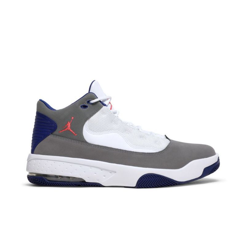 Air Jordan Max Aura 2 Grå Hvid Blå Rød Sko Herre