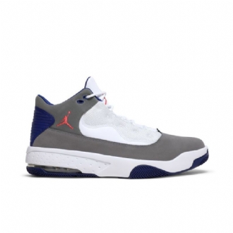 Air Jordan Max Aura 2 Grå Hvid Blå Rød Sko Herre
