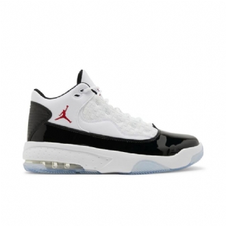 Air Jordan Max Aura 2 Hvid Sort Rød Sko Herre