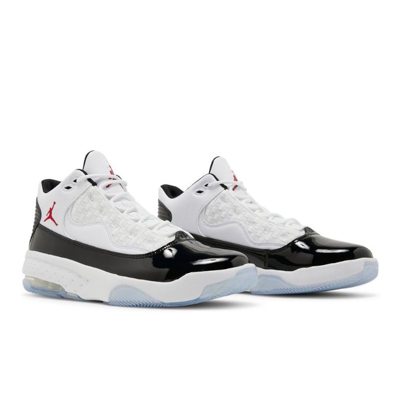 Air Jordan Max Aura 2 Hvid Sort Rød Sko Herre