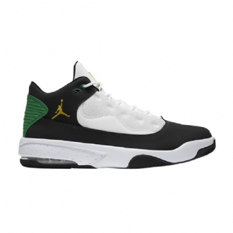 Air Jordan Max Aura 2 Sort Hvid Grøn Sko Herre