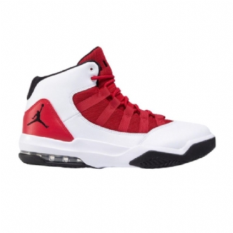 Air Jordan Max Aura Hvid Rød Sort Sko Herre