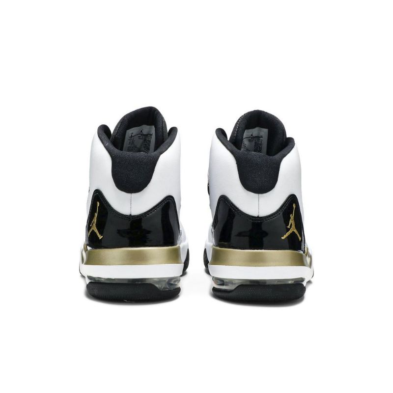 Air Jordan Max Aura Hvid Sort Guld Sko Herre