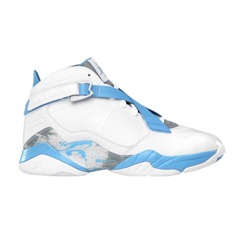 Air Jordan 8 Hvid Blå Grå Sko Herre