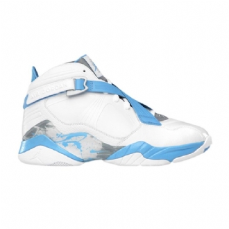 Air Jordan 8 Hvid Blå Grå Sko Herre