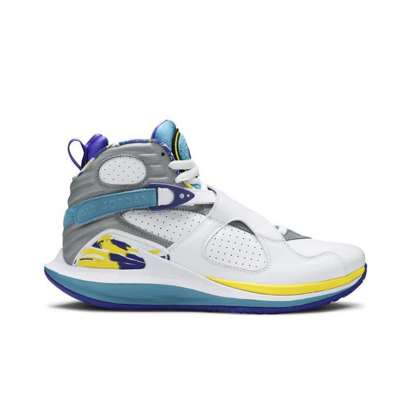 Air Jordan 8 Nikecourt Air Zoom Zero Hvid Blå Grå Sko Dame
