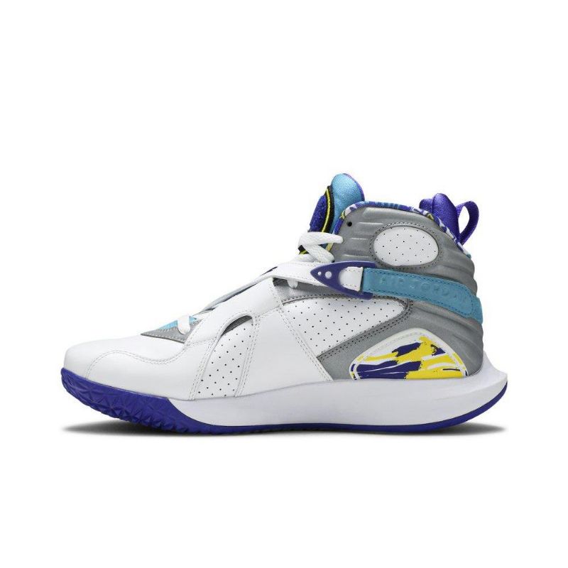 Air Jordan 8 Nikecourt Air Zoom Zero Hvid Blå Grå Sko Dame