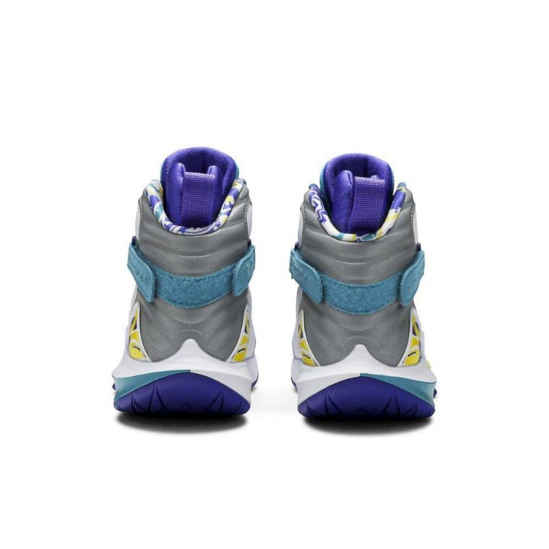 Air Jordan 8 Nikecourt Air Zoom Zero Hvid Blå Grå Sko Dame