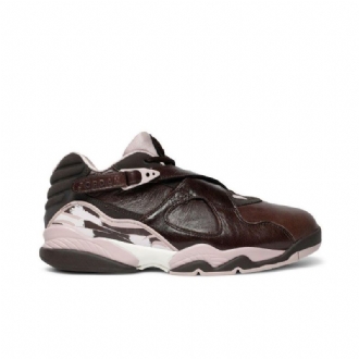 Air Jordan 8 Retro Low Brun Lyserød Sko Dame