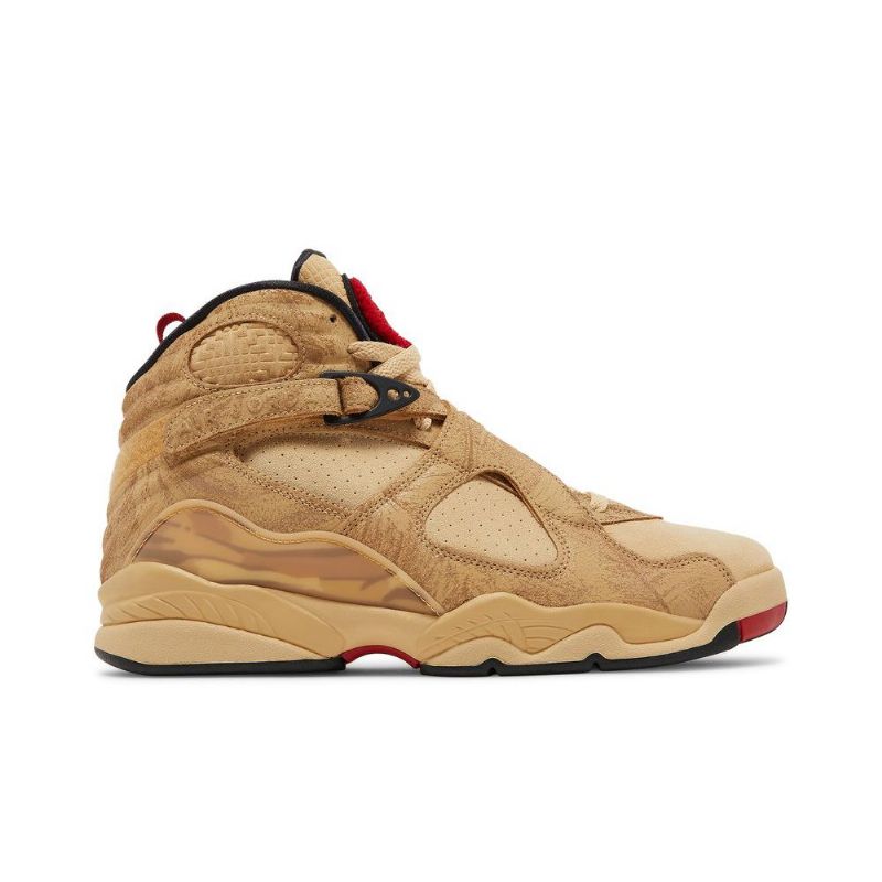 Air Jordan 8 Rui Hachimura Retro Se Brun Rød Sort Sko Herre