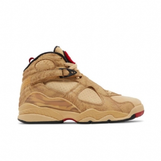 Air Jordan 8 Rui Hachimura Retro Se Brun Rød Sort Sko Herre