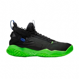 Air Jordan Proto React Sort Grøn Blå Sko Herre