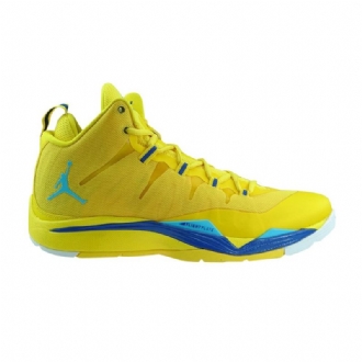 Air Jordan Super.fly 2 Gul Blå Sko Herre