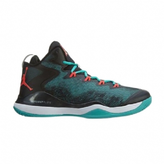 Air Jordan Super.fly 3 Sort Turkis Rød Sko Herre